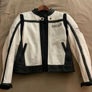 Ducati leather motorcycle jacket